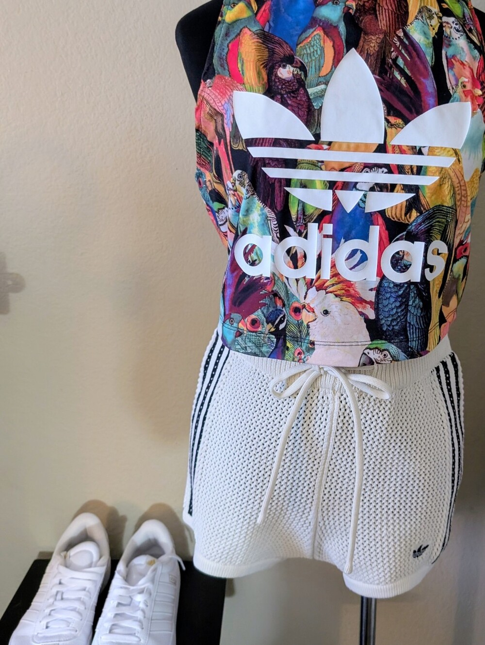 Adidas Trefoil Crochet Shorts